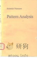 Patterm analysis 1981 PDF电子版封面