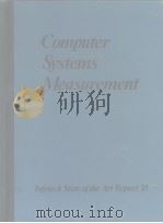 Computer systems measurement 1974 PDF电子版封面