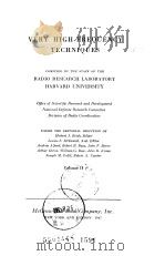 VERY HIGH-FREQUENCY TECHNIQUES VOL.II（ PDF版）