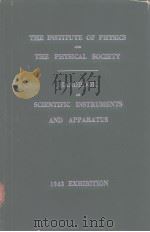 HANDBOOK OF SCIENTIFIC INSTRUMENTS AND APPARATUS 1963 PDF电子版封面