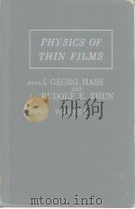 Physics of Thin Films vol.2 PDF电子版封面