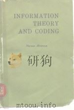 Information theory and coding. PDF电子版封面