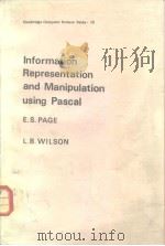 Information Representation and Manipulation using Pascal PDF电子版封面 0521249546