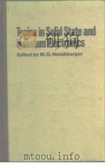 Topics in Solid State and Quantum Electronics（ PDF版）