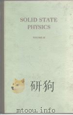 SOLID STATE PHYSICS VOLUME 18 PDF电子版封面
