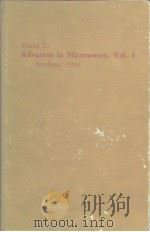Advances in MICROWAVES VOLUME 1     PDF电子版封面     