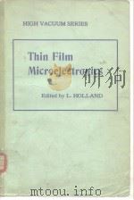 Thin Film Microelectronics PDF电子版封面