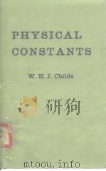 Physical Constants PDF电子版封面
