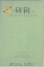 Handbuch der katalyse BandI PDF电子版封面