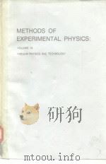 METHODS OF EXPERIMENTAL PHYSICS:VOL.14 PDF电子版封面 0124759149