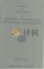 PROCEEDINGS OF THE SYMPOSIUM ON MODERN ADVNCES IN MICROWAVE TECHNIQUES PDF电子版封面