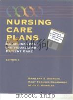 NURSING CARE PLANS GUIDELNES FOR INDIVIDUALIZING PATIEN CARE PDF电子版封面 0803601581