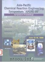 Asia-Pacific Chemical Reaction Engineering Symposium PDF电子版封面