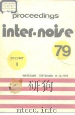 Proceedings inter·noise 79 (VOL.1、2）（ PDF版）