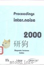 Proceedings inter.noise 2000 Keynote lectures indes PDF电子版封面 2951561970