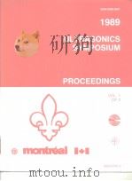 1989 ULTRASONICS SYMPOSIUM PROCEEDINGS vol.1（ PDF版）