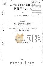 A TEXTBOOK OF PHYSICS VOL.1 MECHANICS（ PDF版）
