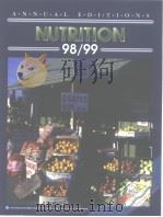 NUTRITION 98/99 PDF电子版封面 0697391760