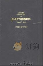 MODERN DICTIONARY Of ELECTRONICS Rudol F.Graf SIXTH EDITION PDF电子版封面