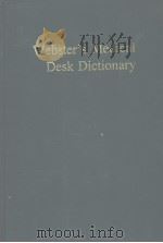 Webster's Medical Desk Dictionary PDF电子版封面