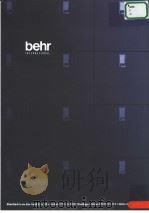 MENOS Behr INTERNATIONAL PDF电子版封面