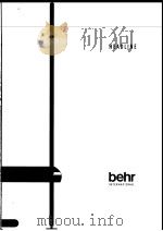 HEADLINE behr INTERNATIONAL PDF电子版封面