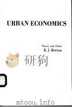 URBAN ECONOMICS PDF电子版封面