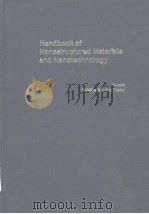 Handbook of Nanostructured Materials and Nanotechnlogy Voiume2 Spectrcsccpy and Theory PDF电子版封面