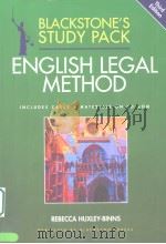 LEARNING TEXT ENGLISH LEGAL METHOD PDF电子版封面 1841742775