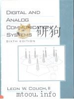 Digital and analog communication systems PDF电子版封面 0130812234 Leon W.Couch H.-6th ed