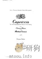 Richard Strauss·Capriccio PDF电子版封面