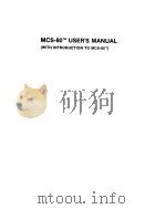 Intel Corporation.MCS-80 T.M.User's manual.1977. PDF电子版封面