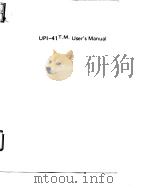 Intel Corporation.UPI-41 T.M.user's manual. PDF电子版封面