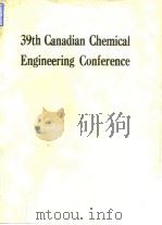 Canadian chemical engineering conference.1989. PDF电子版封面