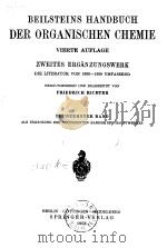 BEILSTEIN ORGANISCHE CHEMIE 19 PDF电子版封面