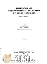 HANDBOOK OF THERMOPHYSICAL PROPERTIES OF SOLID MATERIALS     PDF电子版封面     