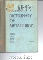 ELSEVIER'S——DICTIONARY OF METALLURGY PDF电子版封面