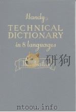 Handy TECHNICAL DICTIONARY in 8languages Illustrated PDF电子版封面
