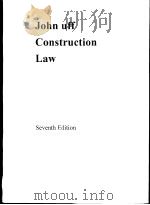 CONSTRUCTION LAW PDF电子版封面 0421667206