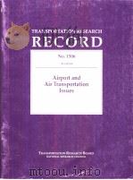 No.1506 Airport and Air Transportation Issues（ PDF版）