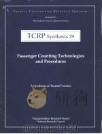 TCRP Synthesis 29 Passenger Counting Technologies and Procedures PDF电子版封面