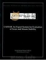 NCHRP Report 426 CAESAR: An Expert System for Evaluation of Scour and Stream Stability PDF电子版封面