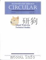 Inland Waterway Technical Studies PDF电子版封面