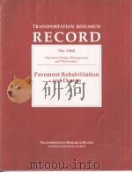 Pavement Rehabilitation and Design PDF电子版封面 0309059747