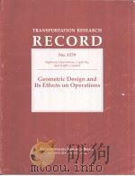 Geometric Design and Its Effects on Operations PDF电子版封面 030906158X