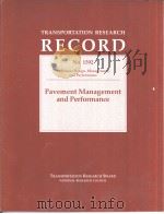 Pavement Management and Performance PDF电子版封面 0309061660