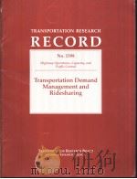 Transportation Demand Management and Ridesharing（ PDF版）