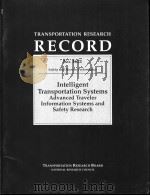 Intelligent Transportation Systems Advanced Traveler Information Systems and Safety Research PDF电子版封面 030906466X