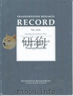 Environmental and social Effects of Transportation PDF电子版封面 0309064716