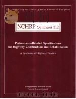 NCHRP Synthesis212 Performance-Related Specifications for Highway Construction and Rehabilitation（ PDF版）